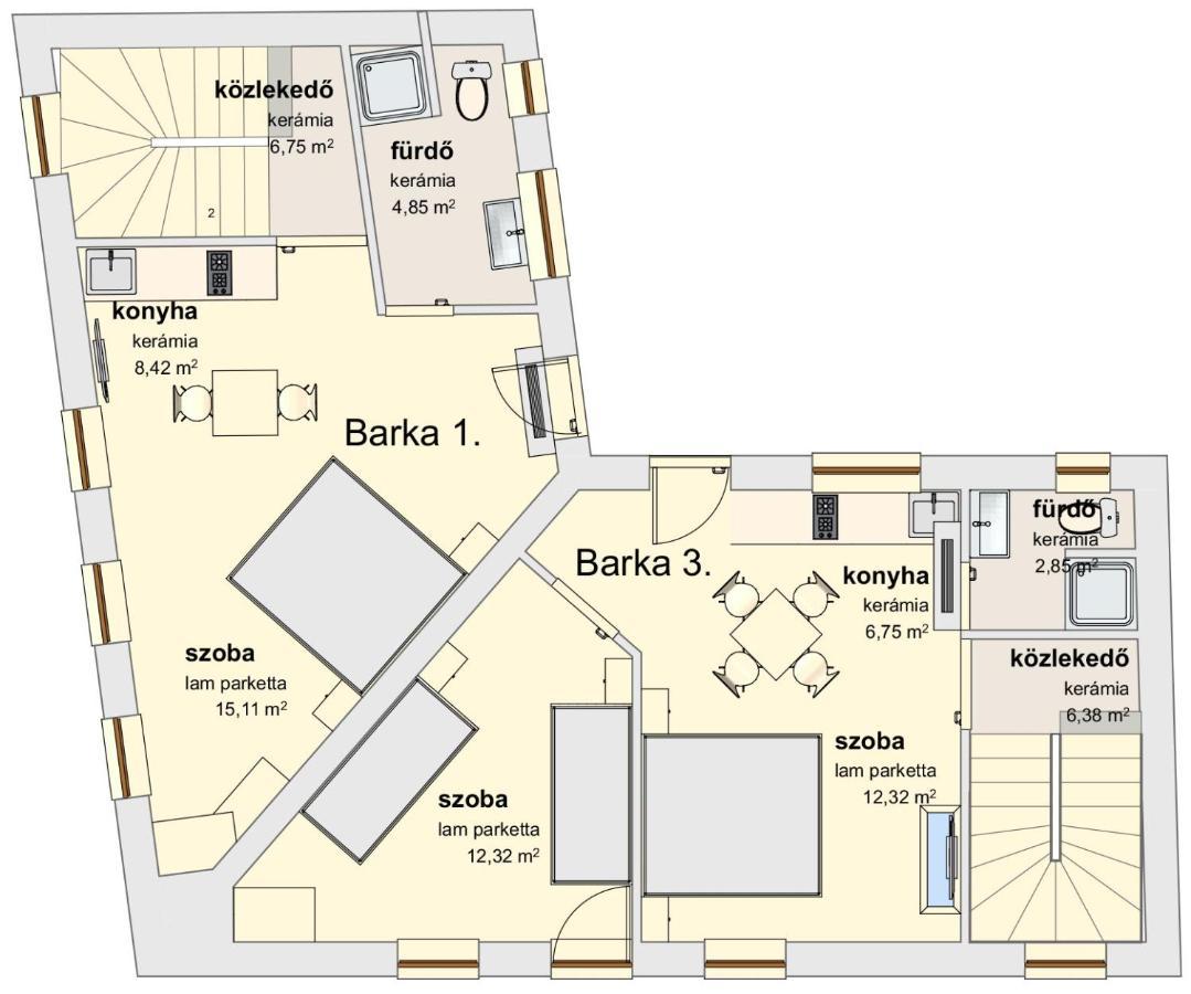 Barka Apartman Eger Extérieur photo
